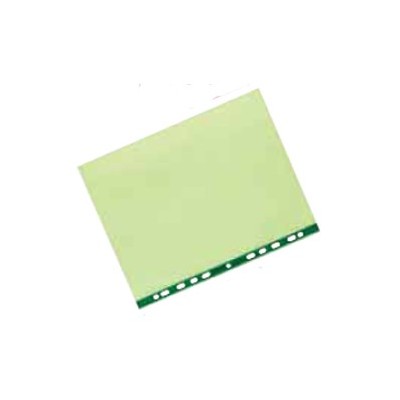 25 BUSTE FORATE 22X30 VERDE LISCIO FAVORIT ART