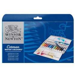 SET PAINTING PLUS 12 TUBI ACQUERELLO COTMAN