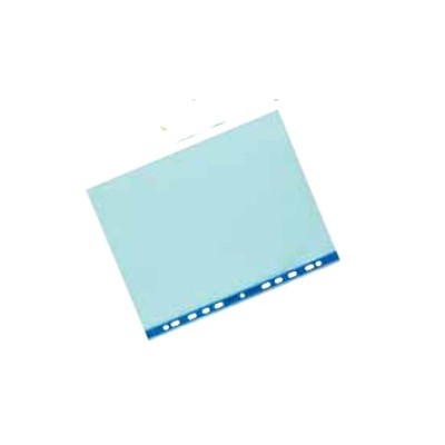 25 BUSTE FORATE 22X30 AZZURRO LISCIO FAVORIT ART