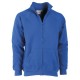 FELPA ZIP TOTALE ROYAL   TG.M COTONE/POLIESTERE