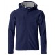 GIUBBOTTO SOFTSHELL BASICHOODY BLU NAVY TG.XXL