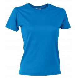 T-SHIRT DONNA START LADY M GIRO TURCHESE TG.L