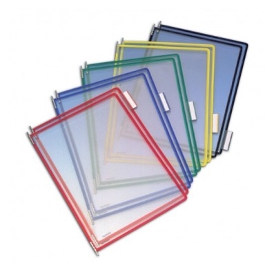 TARIFOLD BUSTE A4 C/PERNICONF.10 5 COLORI ASSORTIT
