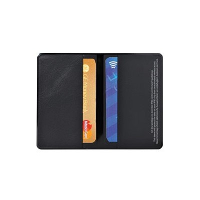 HIDENTITY Doppio 95x60mm per bancomat /carta di credito NERO Exacompta - Conf da 10 pz.