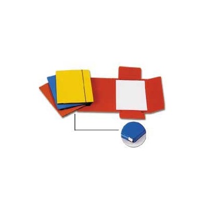 CARTELLINA C/ELASTICO 17X25CM AZZURRO 40L