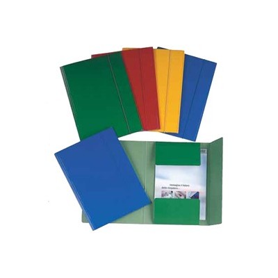 CARTELLINA C/ELASTICO C46 ROSSO 25X35CM