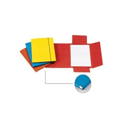 CARTELLINA CON ELASTICO 32PL 25X34CM ASSORTITO