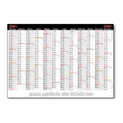 CALENDARIO ANNUALE DA    MURO  70 X 100