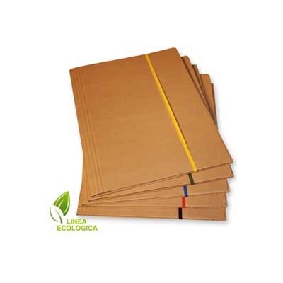 CARTELLINA 3 LEMBI 25X35 CARTONE FSC C/ELASTICO PIATTO 5MM STARLINE