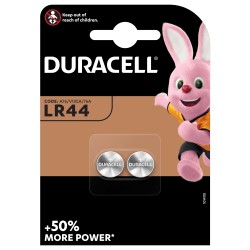 BILST.2 PILE LR44 1,5V DURACELL (ALCALINE)