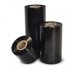 RIBBON WAX NERO INKOUT   110X300 MT.