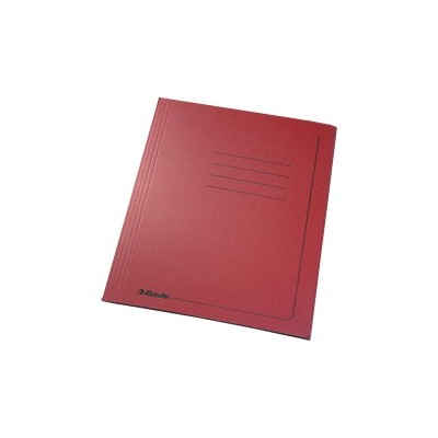 25 CARTELLINE 3 LEMBI 25x35cm ROSSO CARTONCINO 295gr c/stampa