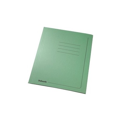 25 CARTELLINE 3 LEMBI 25x35cm VERDE CARTONCINO 295gr c/stampa