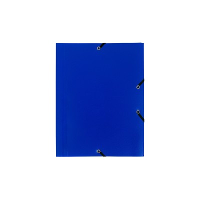 CARTELLA PPL CON ELASTICO 24x32CM BLU