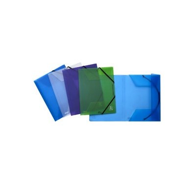 CARTELLA 3L C/ELASTICO 22X30cm MIX 4 COLORI 2ndLife Favorit - Conf da 4 pz.