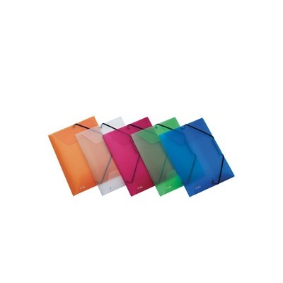 Cartella 3L C/elastico trasparente LUMINA 24x32 D 2,5cm Favorit