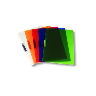 CARTELLINA CON MOLLA CLIPPER BLU TRASP. ART.F007 LEONARDI