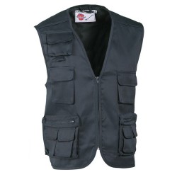 GILET MULTITASCHE BLU    REPORTER S PENSACOLA