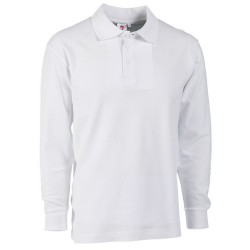 POLO M/L PREMIUM BIANCA  TG.XL 100% COTONE