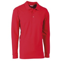 POLO M/L PREMIUM ROSSA   TG.XL 100% COTONE