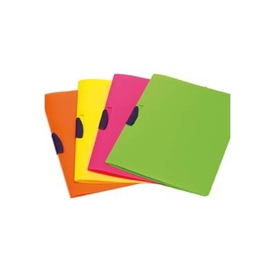CARTELLINA CON MOLLA COLORI FLUO CLIPPER SHOCKING FILE