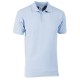 POLO PREMIUM AZZURRO     TG.S 100% COTONE