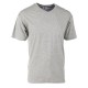 T-SHIRT COLLO V GRIGIO METG.S 100% COTONE