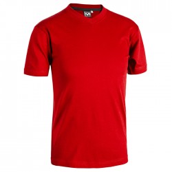 T-SHIRT SCOLLO A V V-TEX ROSSA TAGLIA M