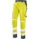 PANTALONE GIALLO A/VISIB.COTONE/POLI TG.L