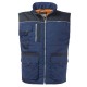 GILET IMBOTTITO POL/COT  MORGAN TG.4XL BLU/NERO