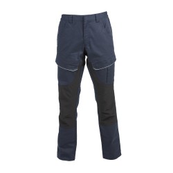 PANTALONI MELBOURNE BLU  NAVY POLY/COT TG.XXL