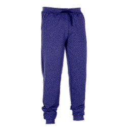 PANTALONE FELPA COTONE   TG.S BLU NON GARZATO