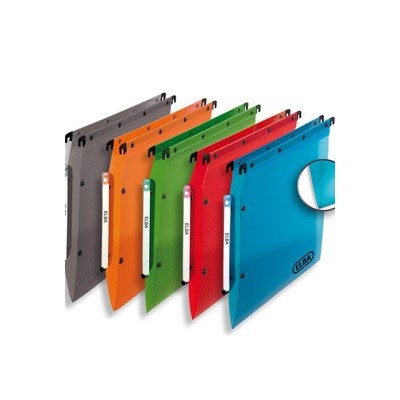 CARTELLA SOSPESA ARMADIO 33/V IN PPL TRASLUCIDO COLORI ASS. - Conf da 10 pz.