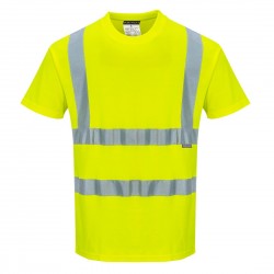 T-SHIRT ALTA VISIBILITA  PORTWEST GIALLA TG.S