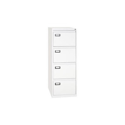 CLASSIFICATORE IN METALLO A 4 CASSETTI CUBO BIANCO