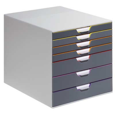 CASSETTIERA A 7 CASSETTI DURABLE VARICOLOR