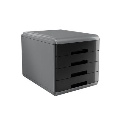 CASSETTIERA 4 CASSETTI NERO MyDesk ARDA