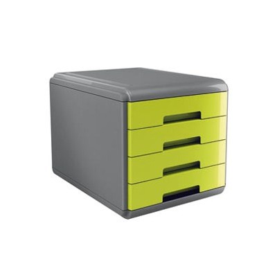 CASSETTIERA 4 CASSETTI VERDE MyDesk ARDA