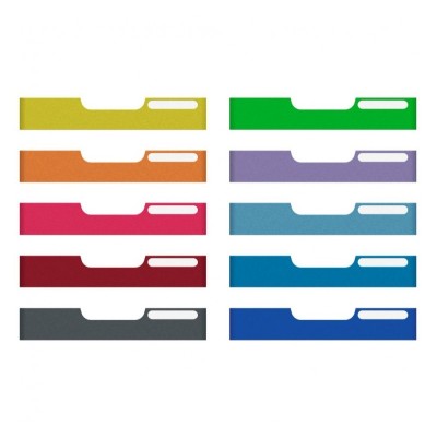 SET 10 FRONTALINI EXACOMPTA ALTEZZA 5,4 cm