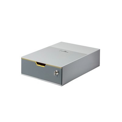 Cassettiera 1 cassetto colorato Varicolor1SAFE grigio Durable