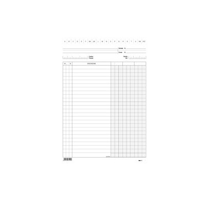 100 SCHEDE 3 COLONNE VERTICALE 29,7X21CM E3563 EDIPRO