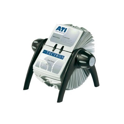 PORTABIGLIETTI DA VISITA ROTATORIO A-Z 400 BIGLIETTI VISIFIX DURABLE