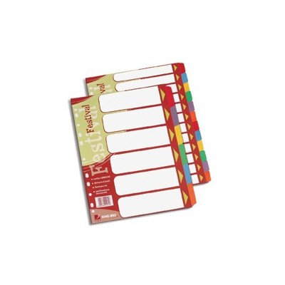 47060SET 6 DIV CARTONCINO COL.FESTIVAL MEC COD 226