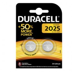 BLISTER 2 PILE LITIO DURACELL 3V (DL2025)