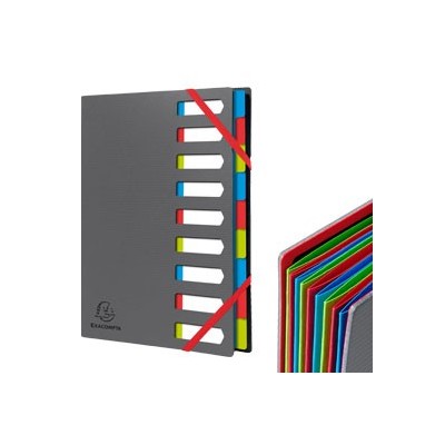 CLASSIFICATORE A 9 SCOMPARTI 24X32CM IN PPL CAMPUS