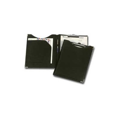 PORTABLOCCO IN SIMILPELLE NERO 24X31cm CON TASCA NIJI