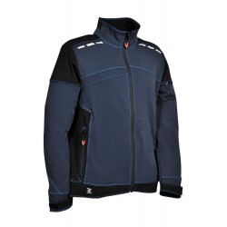 GIACCA JAVRE POLIAMMIDE  BLU NAVY/NERO TG.50