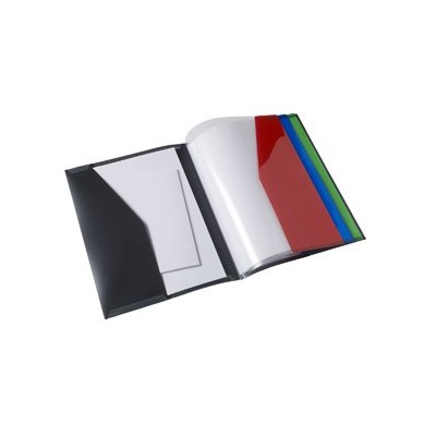 41163 CARTELLINA TRAPPER FILE PP CON TASCHE NERA