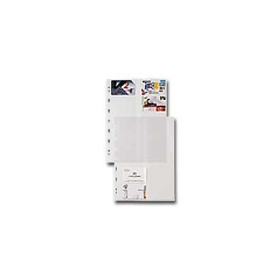 10 BUSTE FORATE PORTA 20 BIGLIETTI VISITA ATLA CARD 21X29,7 SEIROTA