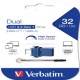 Verbatim USB Drive 3.0 Store  GO Dual Drive 3.0 / USB C 32GB